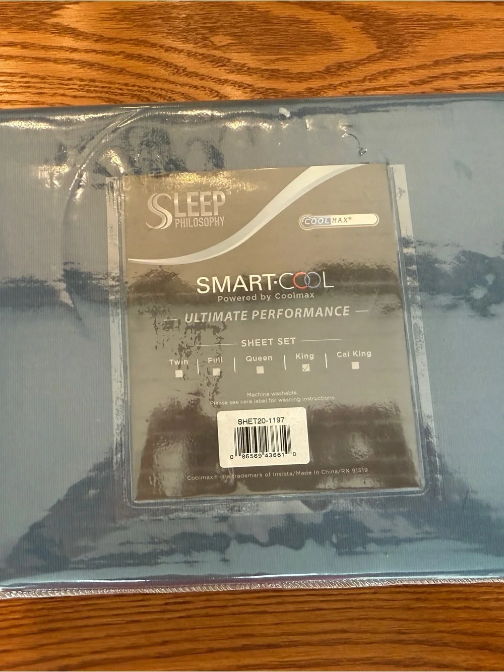 Philosophy Smart-Cool Sheet Set - Blue King RN 91519